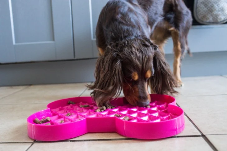 LickiMat Slowfeeder Slikkeplade 32 cm - slowfeeder plade til hunde